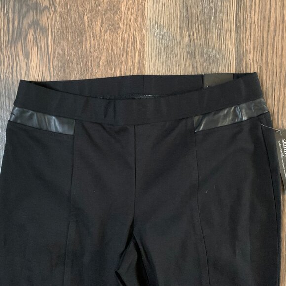 NWT Alfani Women's size 12 Black Tummy Control Skinny Leg Pants - Picture 1 of 11